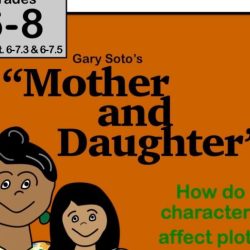 Mother and daughter by gary soto