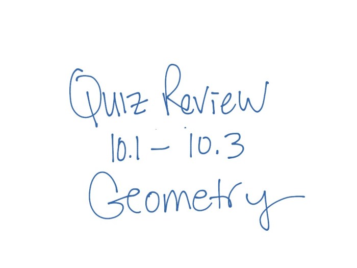 Geometry quiz 8.1 8.2 answers