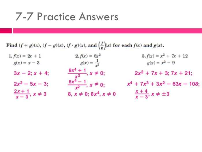 Practice 7 6 function operations answer key