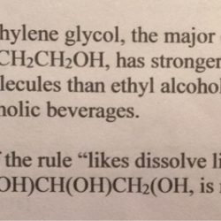 Glycol ethylene solved transcribed