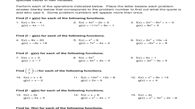 Practice 7 6 function operations answer key